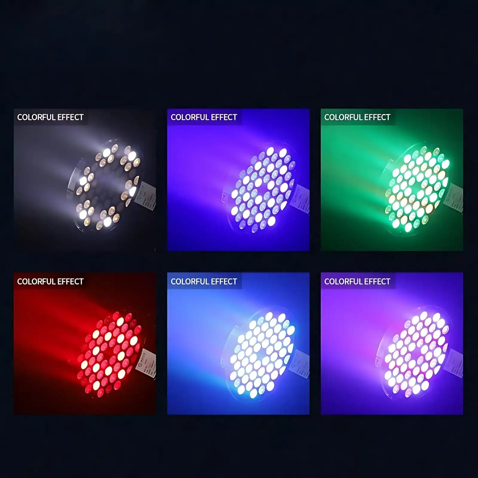 ​ ​ 54x3w rgb flat par can light - Фотография_6