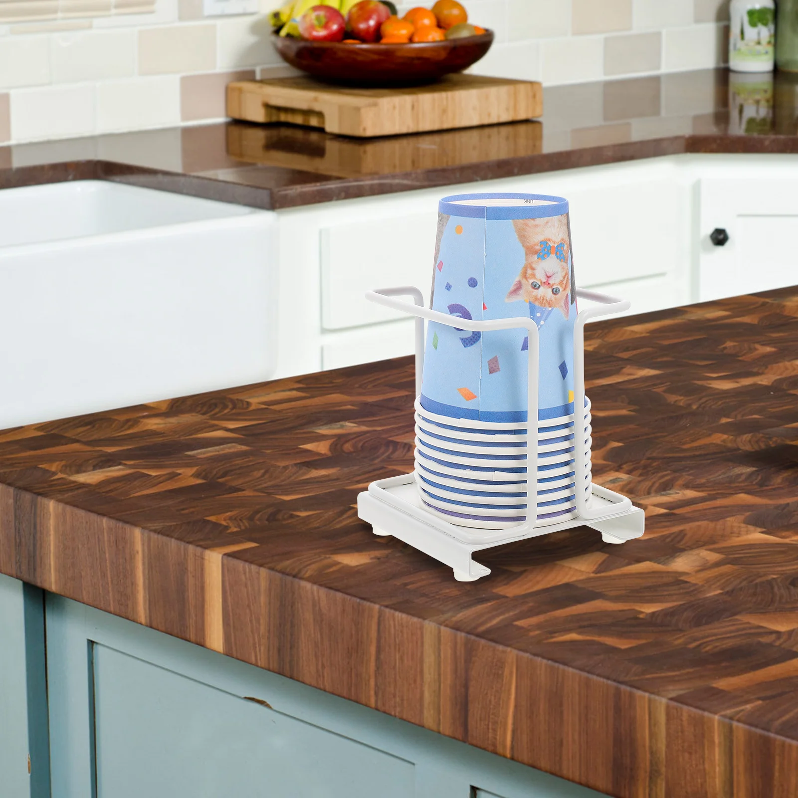 Настольный диспенсер для бумажных стаканчиков из углеродистой стали