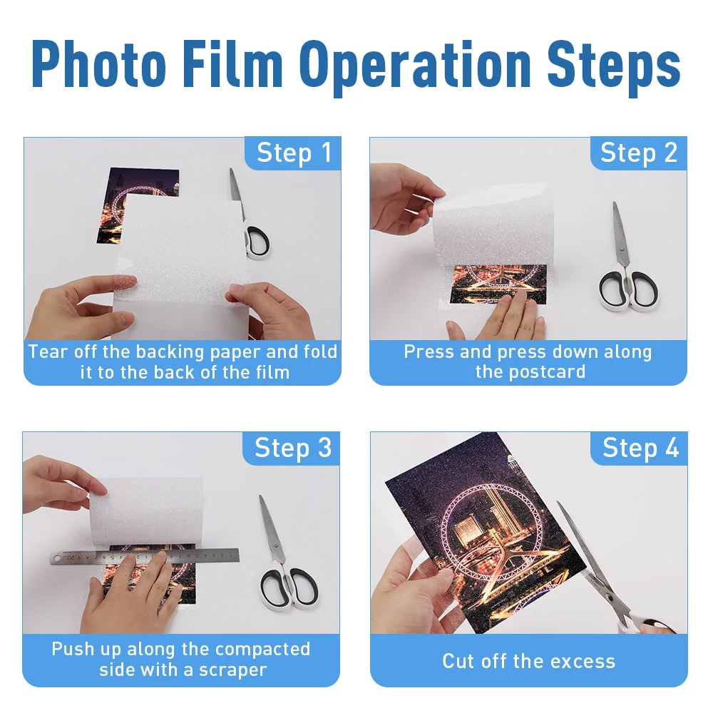 Блестящая пленка для холодного ламинирования - Фотография_3