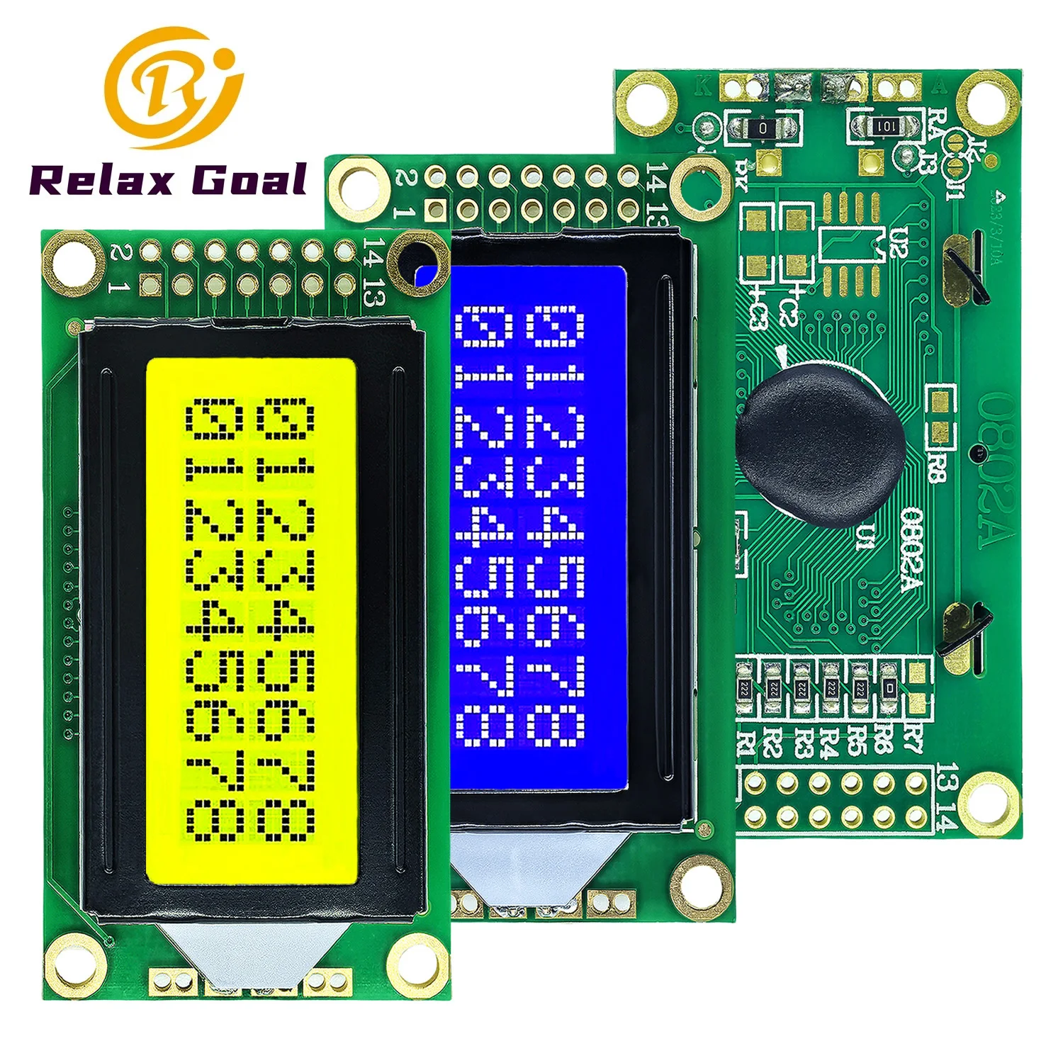 Lcd0802 модуль жк-дисплея 8x2 символьный дисплей 3