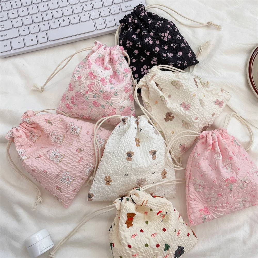 Сумки на шнурке с милым медведем - Фотография_3