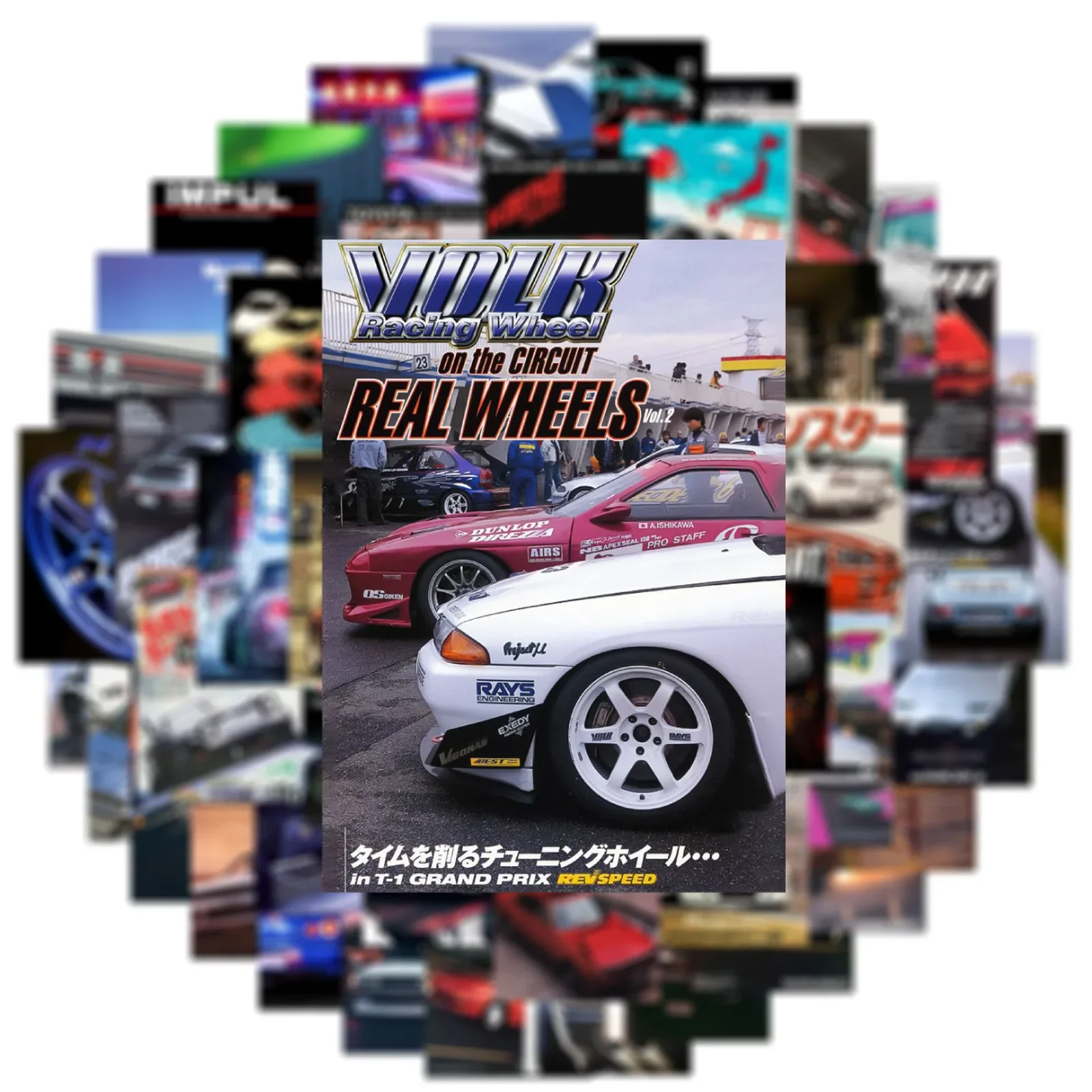 Новый модный мультяшный jdm постер - Фотография_3