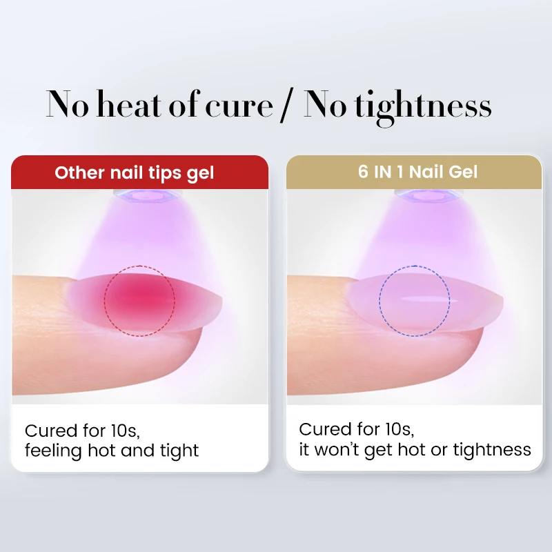 6 в 1 клей-гель для ногтей для - Фотография_4