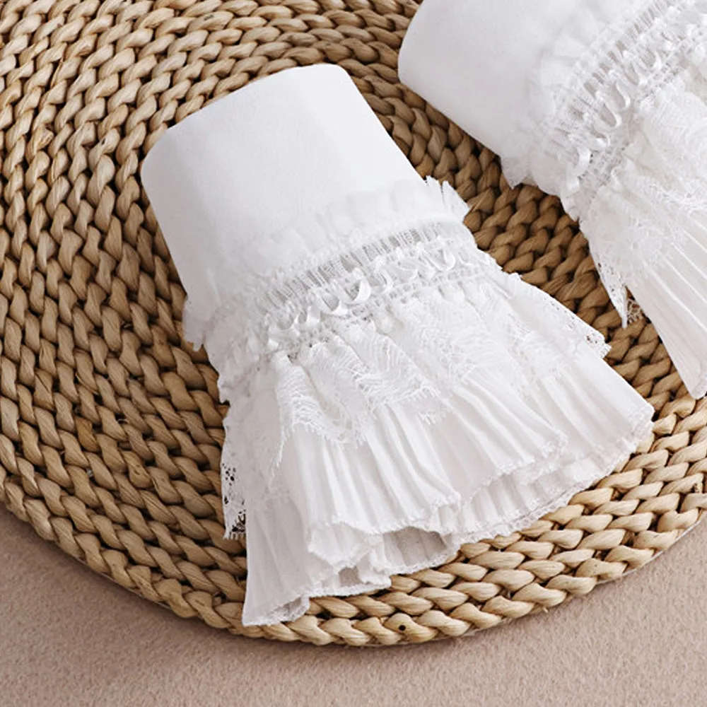 Плиссированные искусственные рукава с оборками - Фотография_5