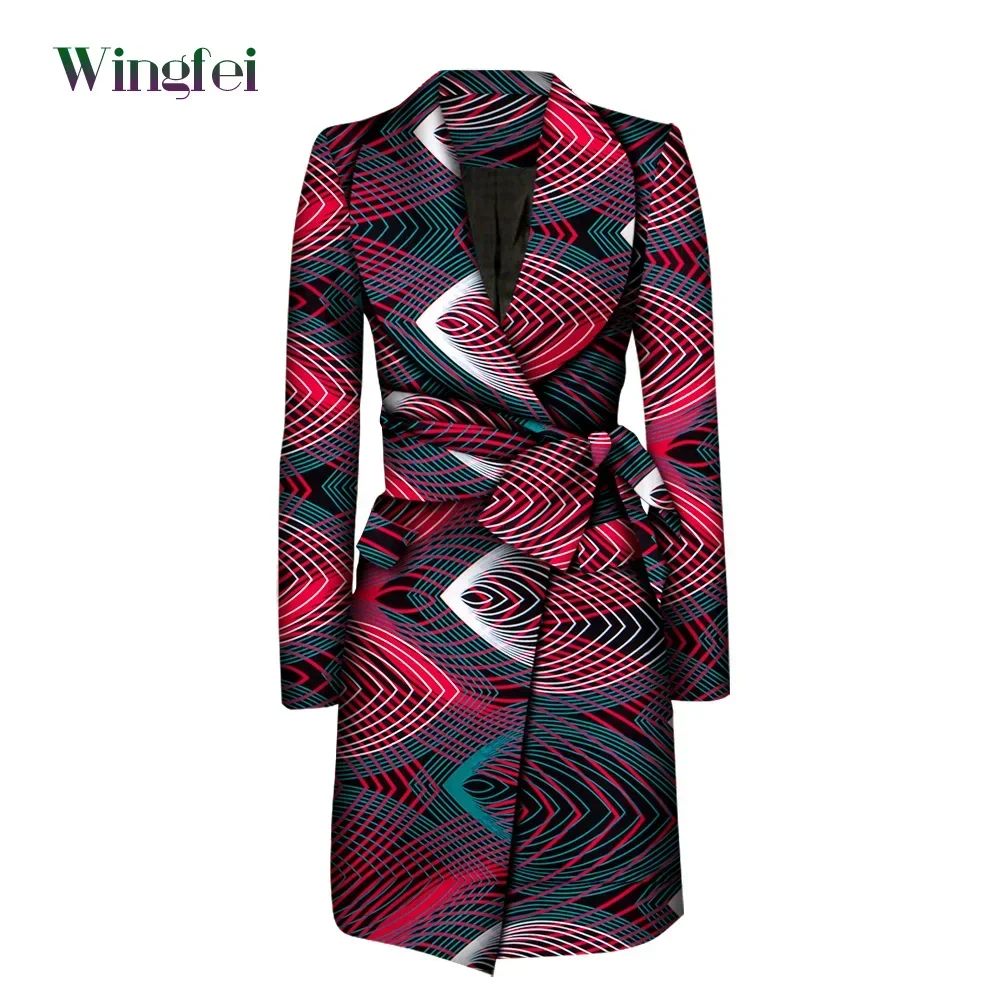 Африканская женская бубоу с принтом анкары