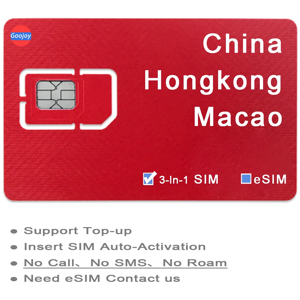 Китайская карта путешествия sim/esim; китай