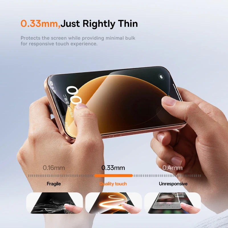 Закаленное стекло baseus для iphone 17 - Фотография_2