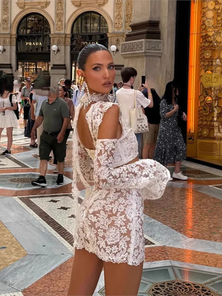 Сексуальная кружевная ажурная юбка - Фотография_2