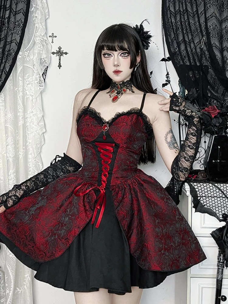 Altgoth темное готическое платье - Фотография_5