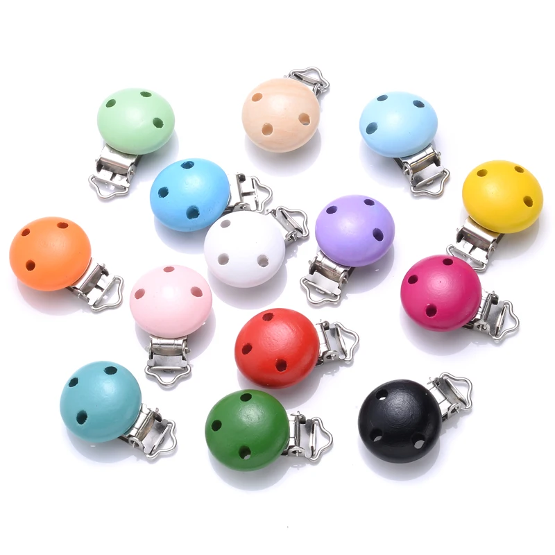 14 цветов, деревянный держатель для детской соски - Фотография_3