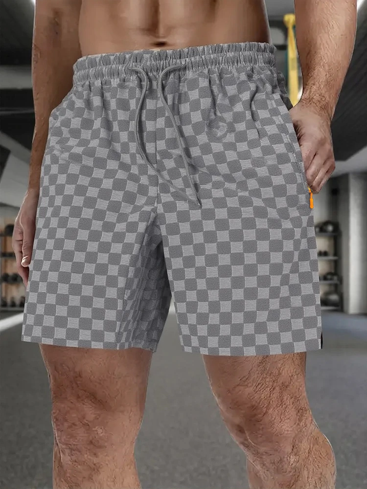 Летние мужские повседневные шорты с карманами на молнии