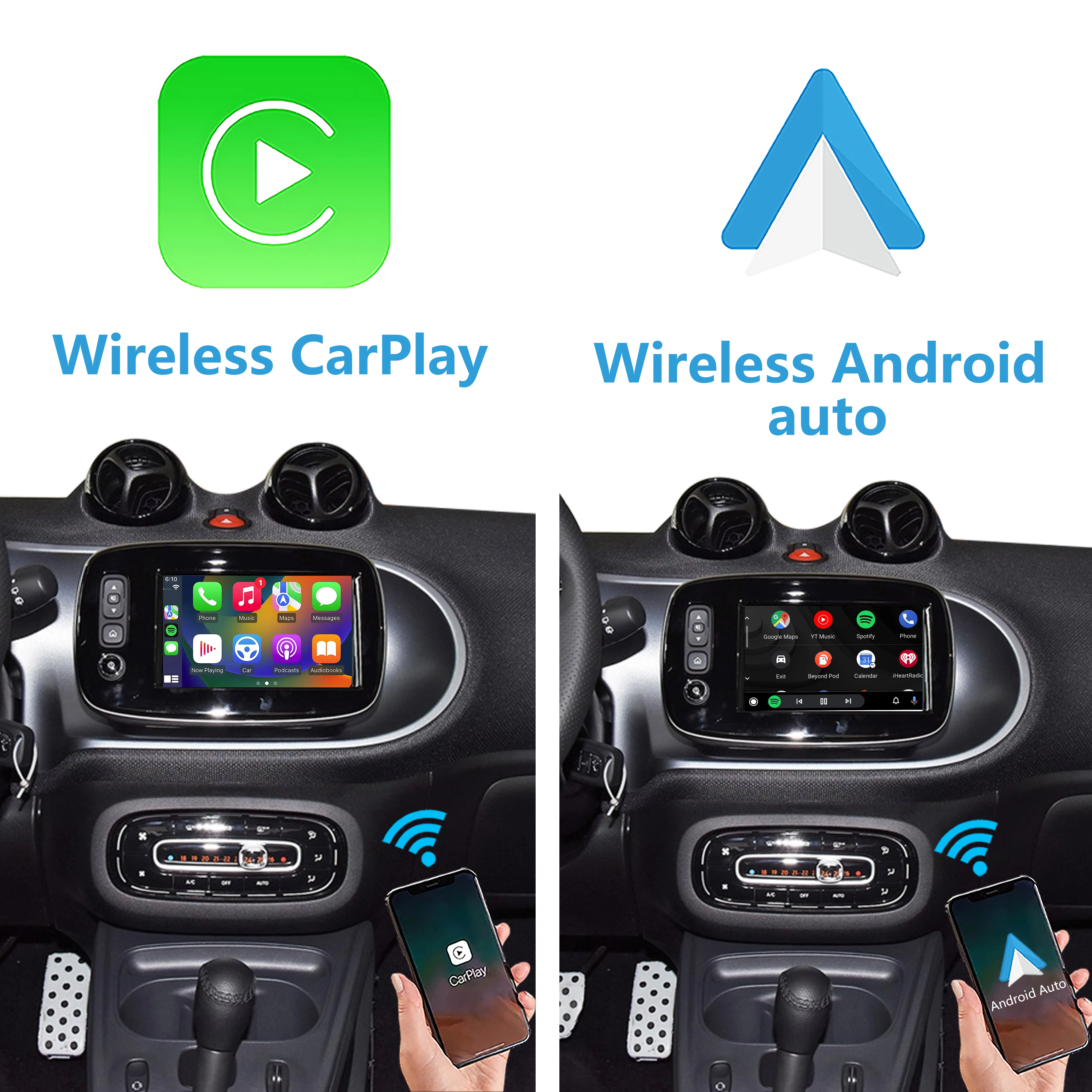 Mercedes smart apple carplay для - Фотография_2