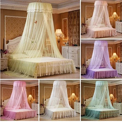 Розовый круглый сетчатый навес - Фотография_6