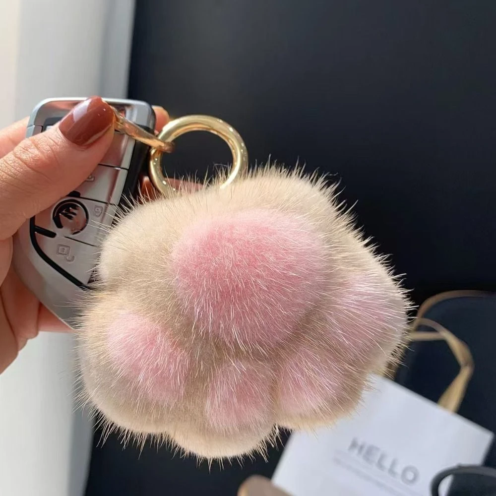Мягкая игрушка кошачья лапа меховой - Фотография_3