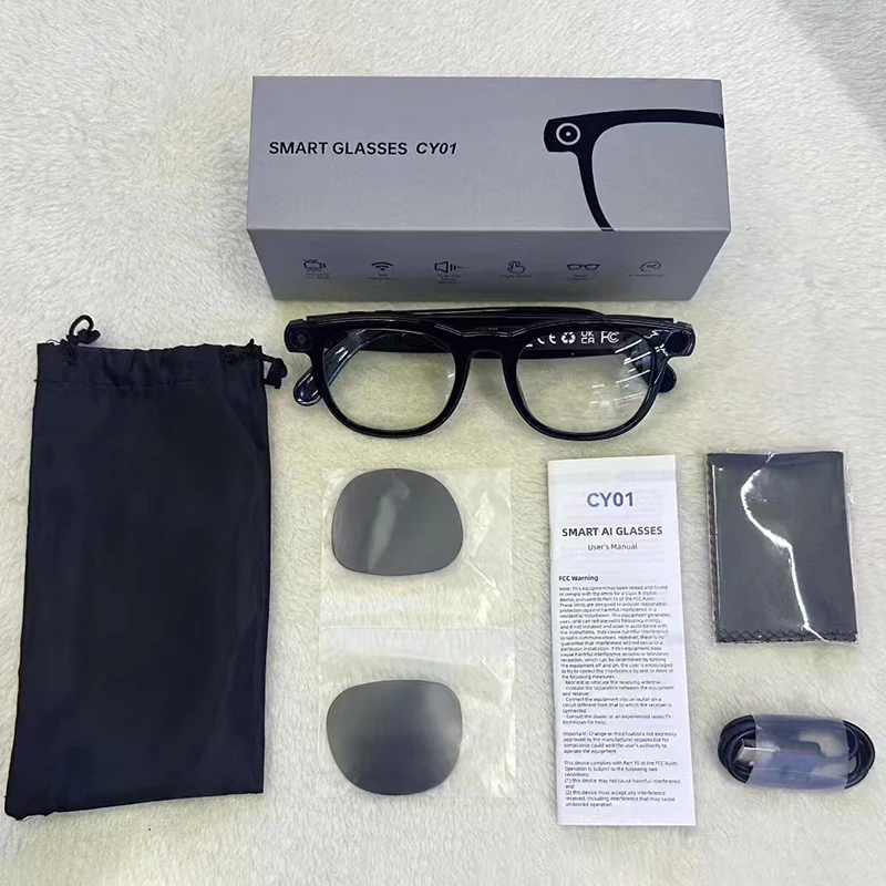 Cy01 smart ai bluetooth-очки с - Фотография_6
