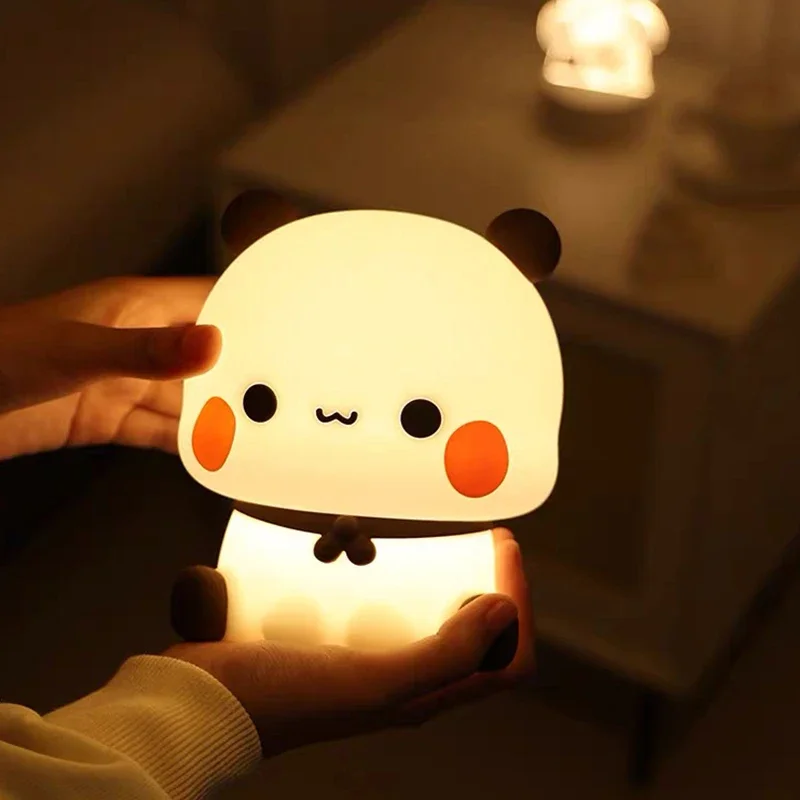 Светодиодный ночник panda pat bubu and dudu с милыми животными - Фотография_6