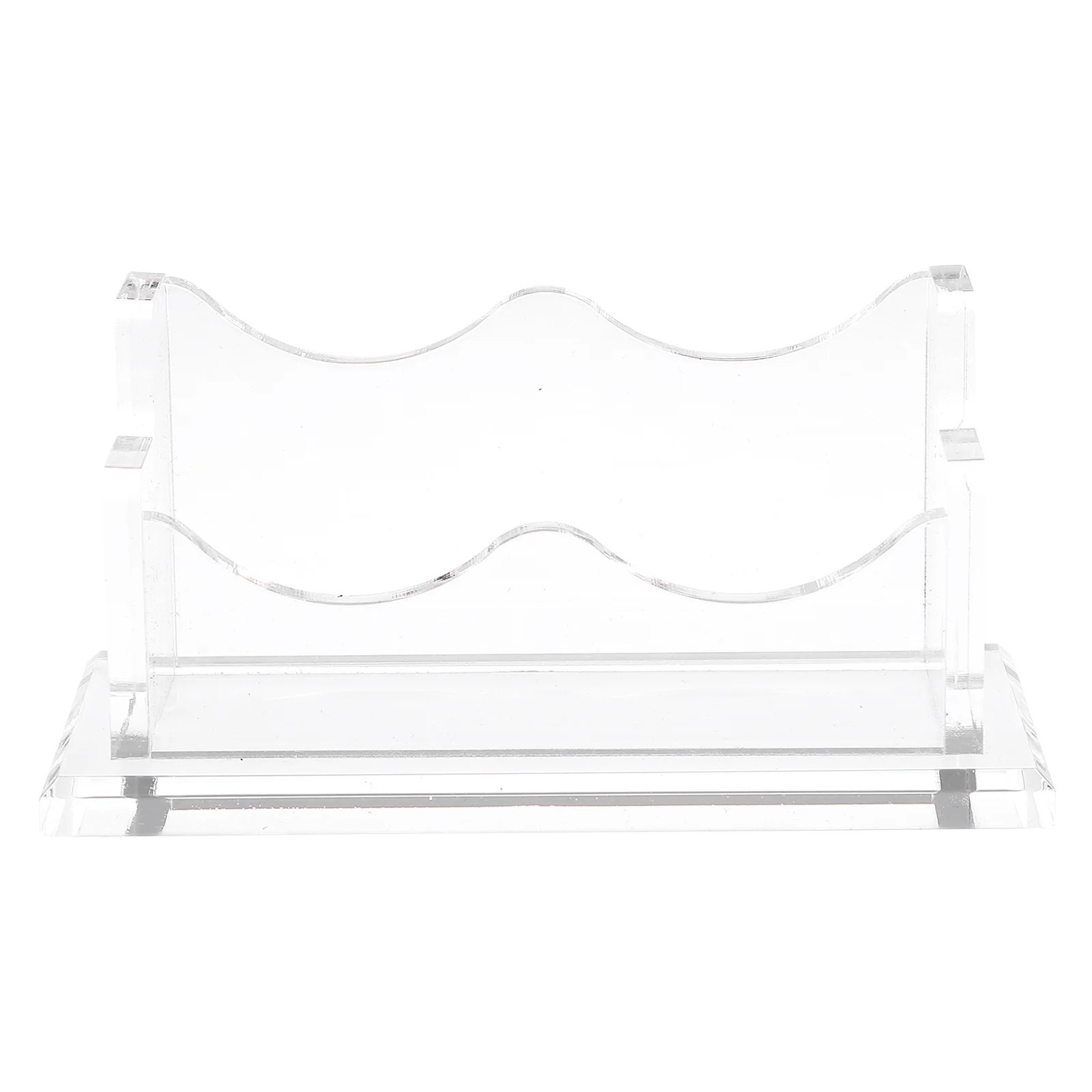 Прозрачная акриловая подставка для визитных карточек - Фотография_4