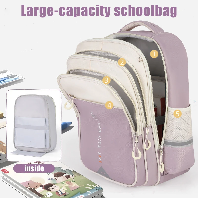 Регулируемый детский школьный рюкзак для мальчиков и девочек - Фотография_4