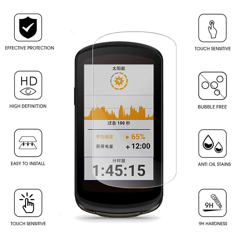 Защитный чехол 2 в 1 для garmin edge explore 2 + защитная пленка из стекла - Фотография_2