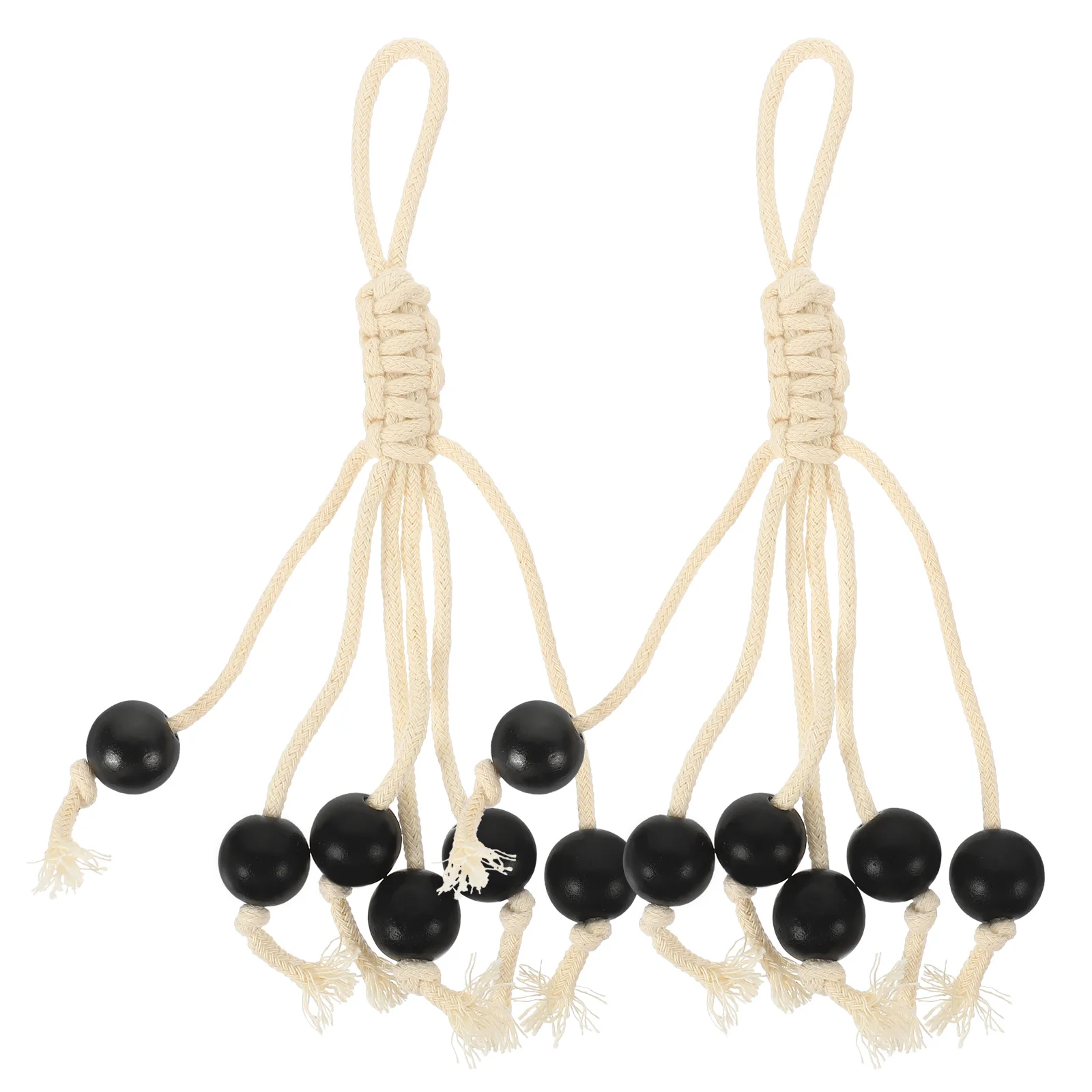 Вешалка ручной работы из хлопчатобумажной веревки и банана - Фотография_5