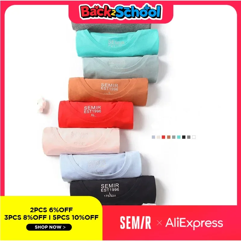 Semir летние хлопковые футболки