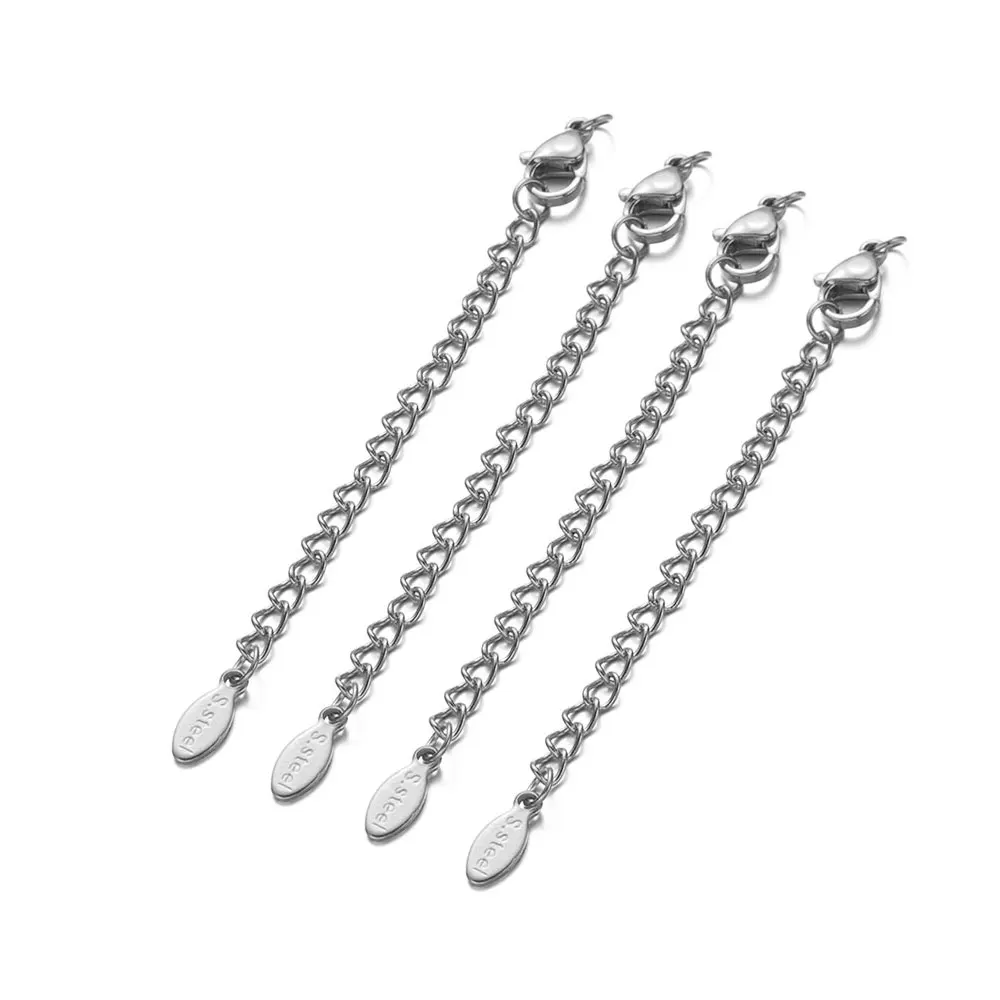 Удлинительные цепи из нержавеющей стали с застежками-лобстерами - Фотография_4