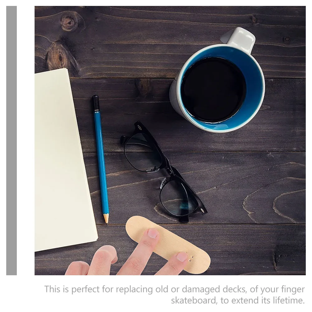 Мини-палуба для скейтборда на кончиках пальцев 32x100 мм - Фотография_3