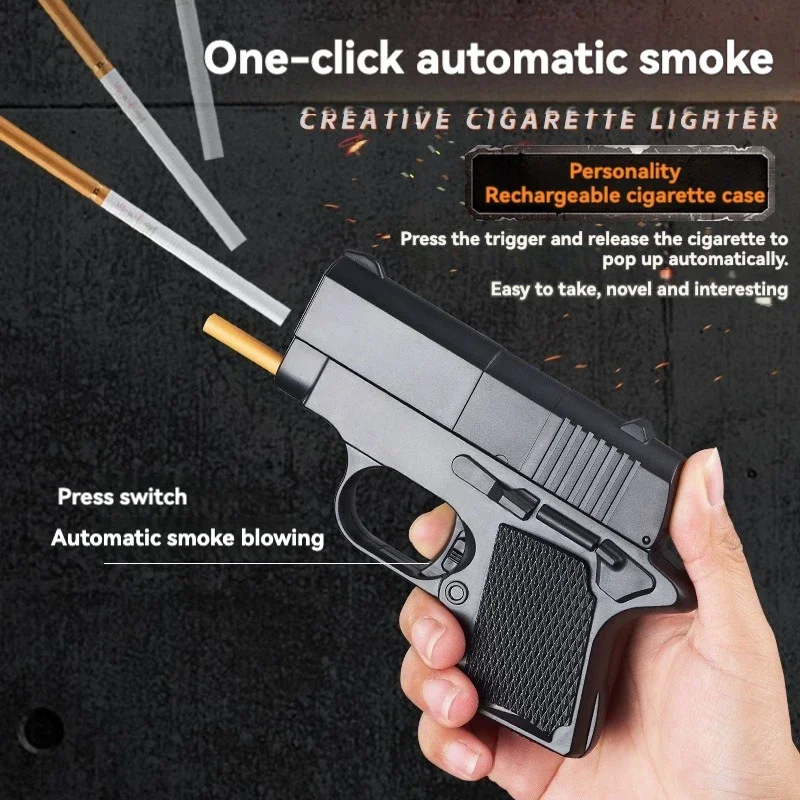 Портсигар в форме пистолета с зажигалкой - Фотография_5