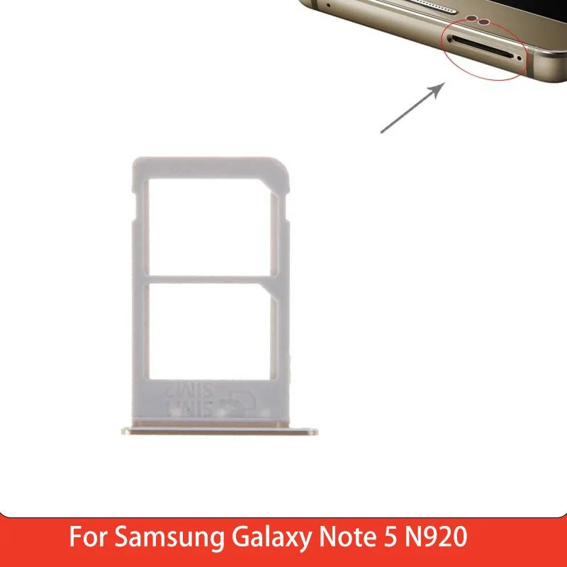 Лоток для sim-карты с двумя картами для samsung galaxy note 5 n920