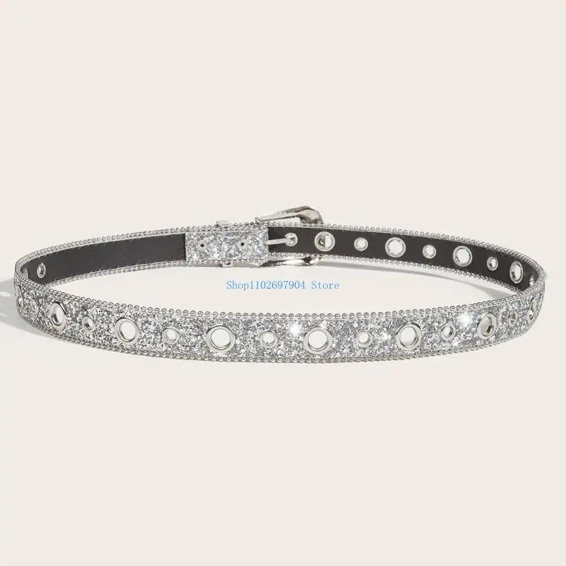 N7yf cowboy bling afinestone buckle - Фотография_5