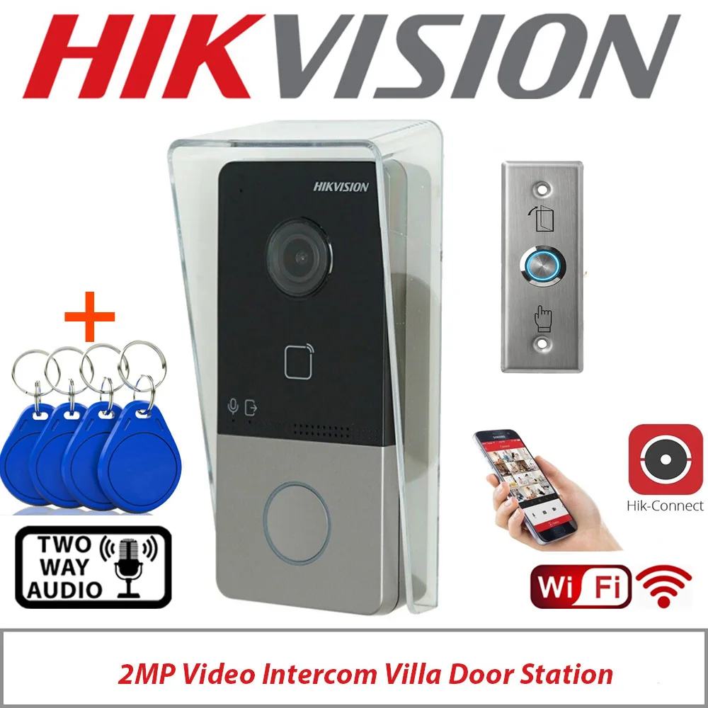 Оригинальный многоязычный ds-kv6113-wpe1(c) ip-дверной звонок