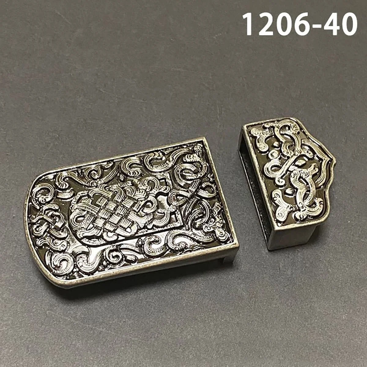 Пряжка ремня с монгольским узором в китайском этническом стиле - Фотография_5