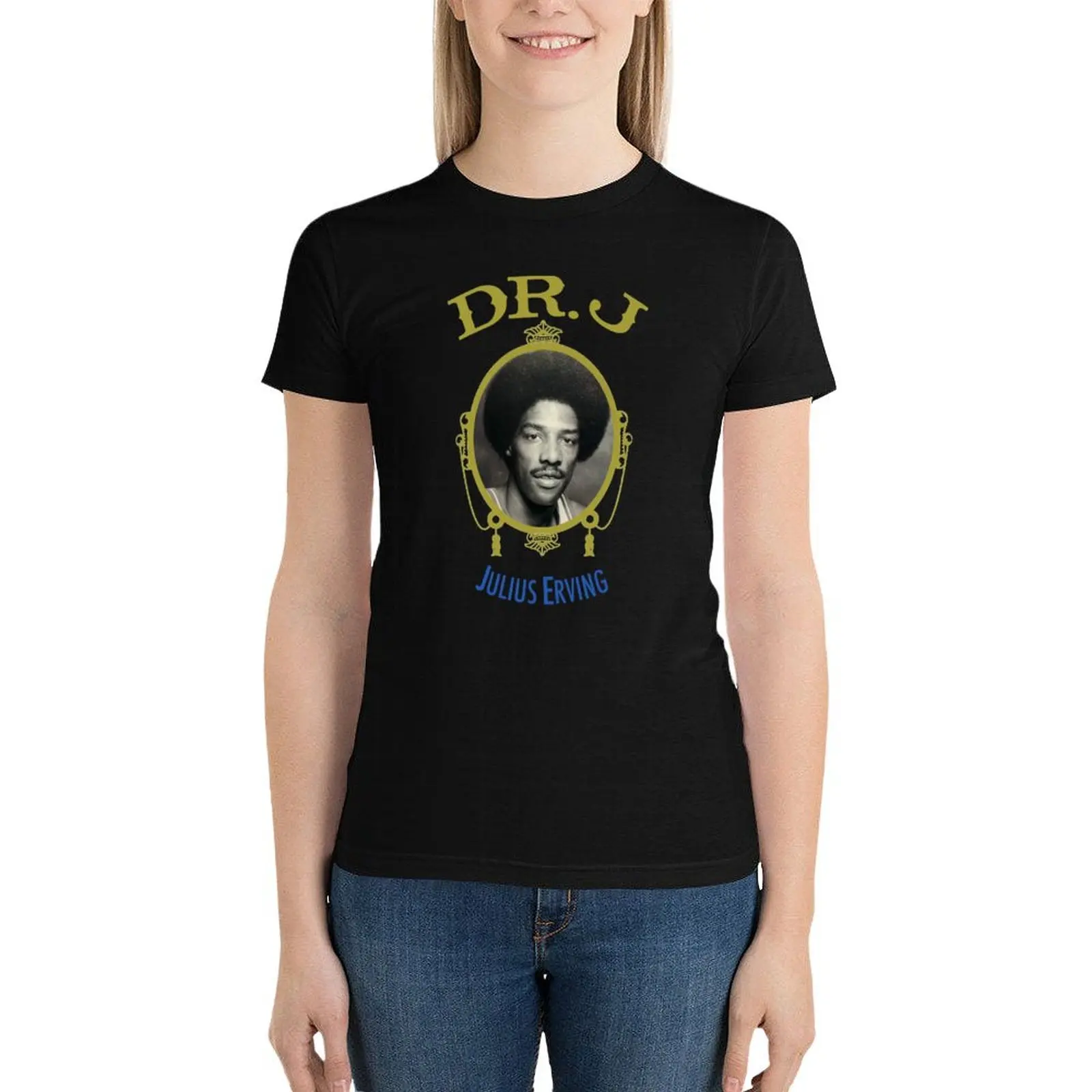 Женская футболка с принтом в виде животного dr j
