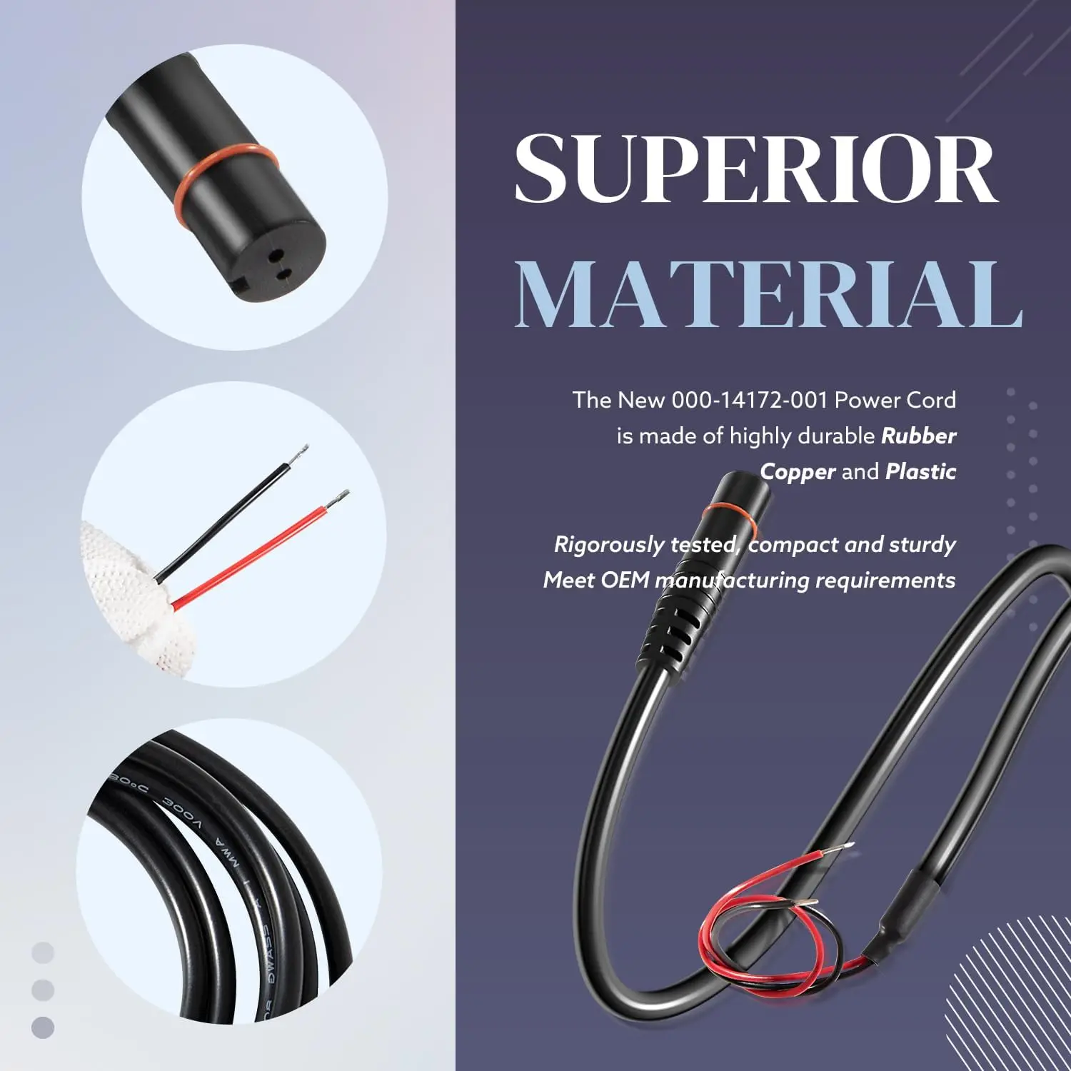 Новый 000-14172-001 кабель питания reveal cruise power cord - Фотография_5