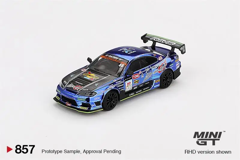 Mini gt 1:64 silvia s15 # 46 литая