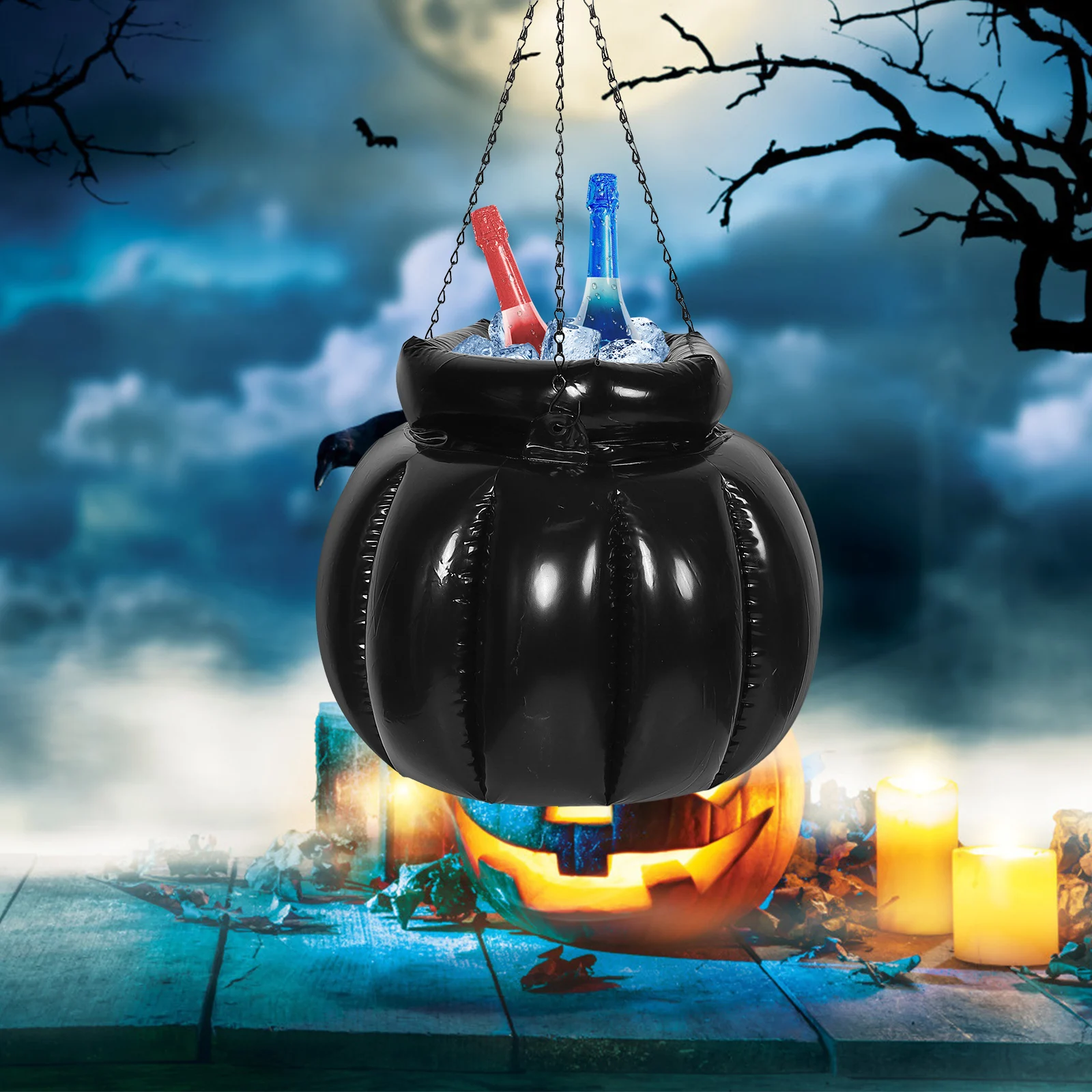 Большая надувная ведьма-плита - Фотография_4