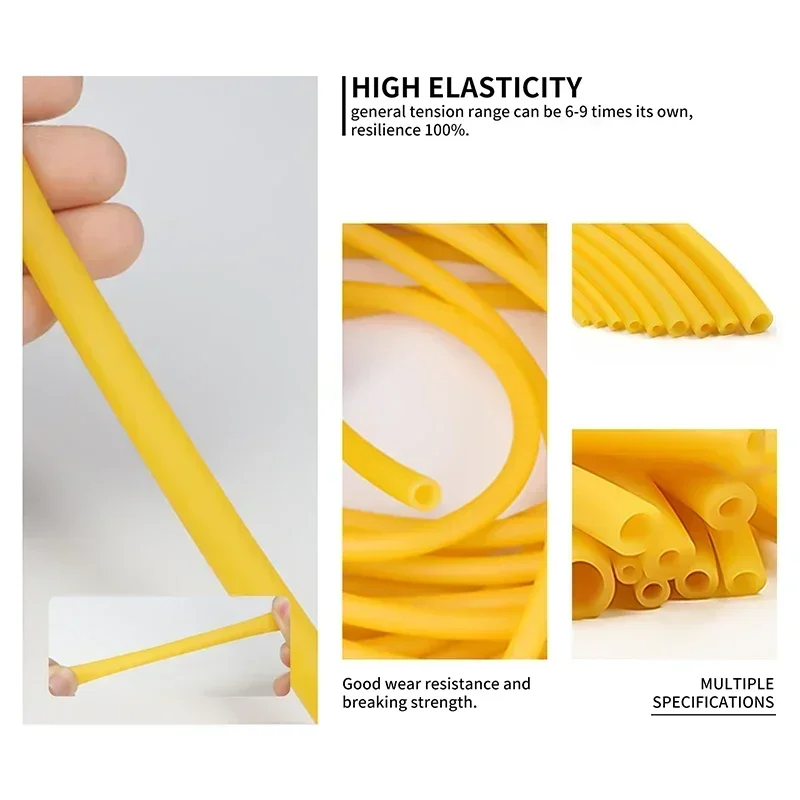 Желтые натуральные латексные резиновые шланги id 1 - Фотография_3