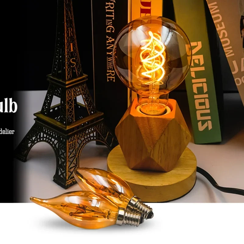 E27 e14 ретро эдисон светодиодная - Фотография_5