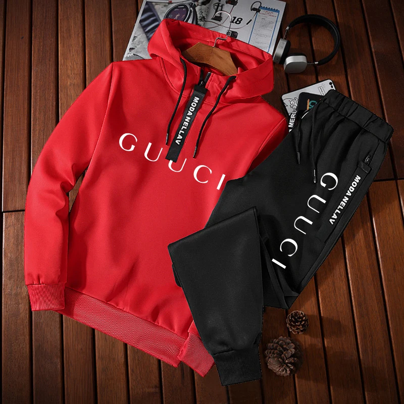 Новинка, мужской спортивный костюм - Фотография_3