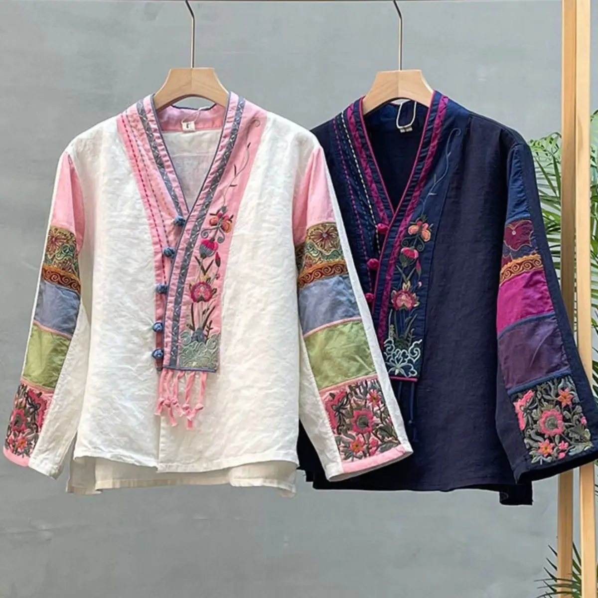 2022, китайский весенний женский ретро-данный стиль - Фотография_4