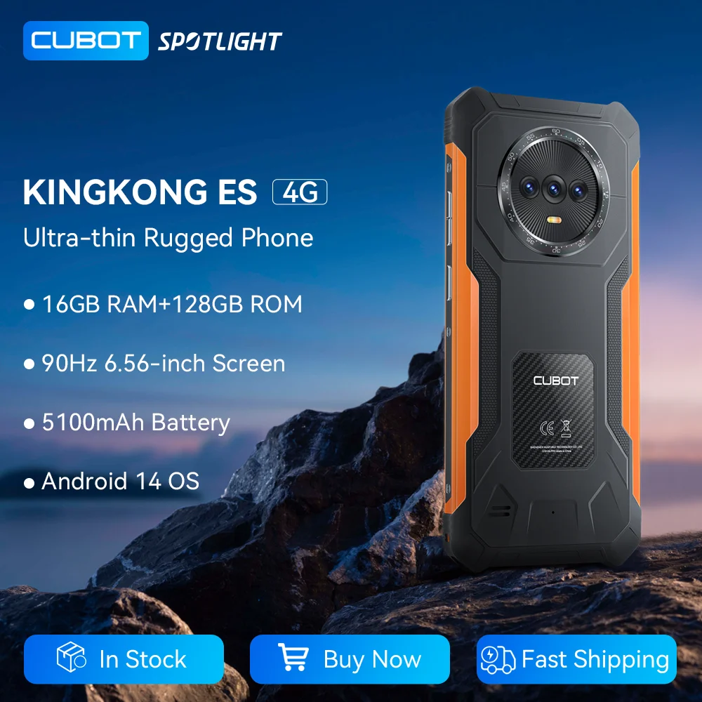 Ультратонкий прочный смартфон cubot kingkong es на базе android