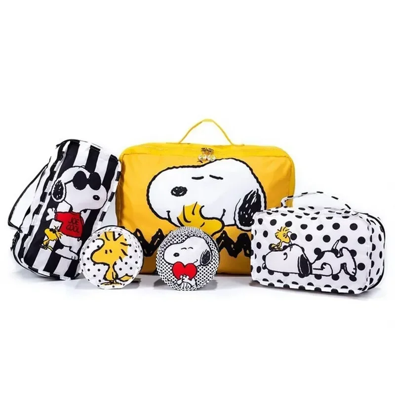 Snoopy сумка для хранения нижнего белья с рисунком в горошек