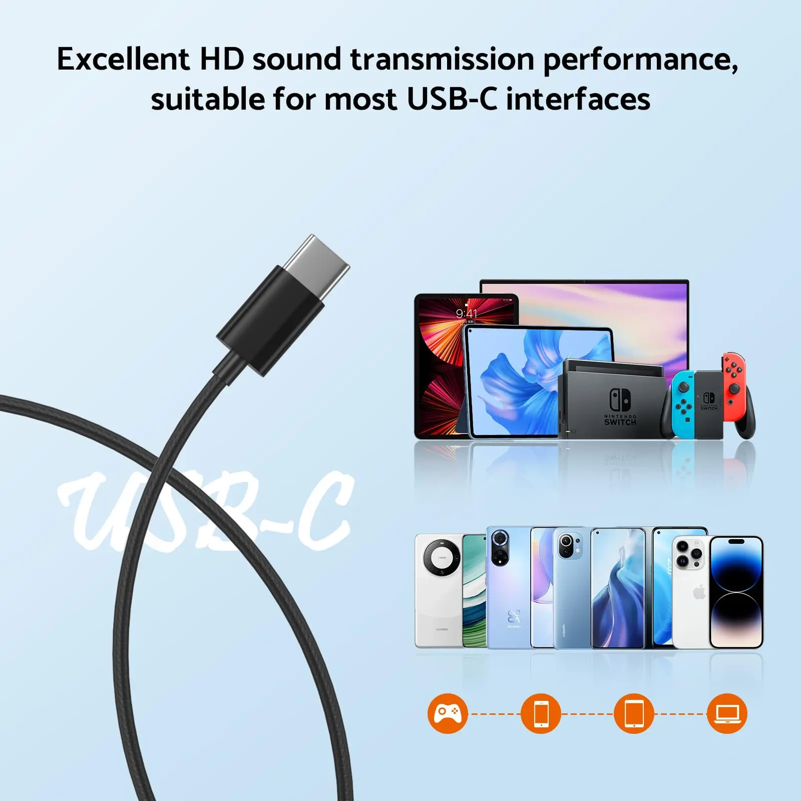 Для наушников samsung hifi объемный звук-вкладыши usb type c 3 - Фотография_5