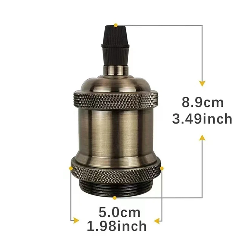 Винтажный патрон для лампы эдисона - Фотография_2