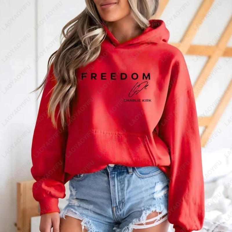 Толстовка charlie kirk freedom с заниженными плечами - Фотография_3