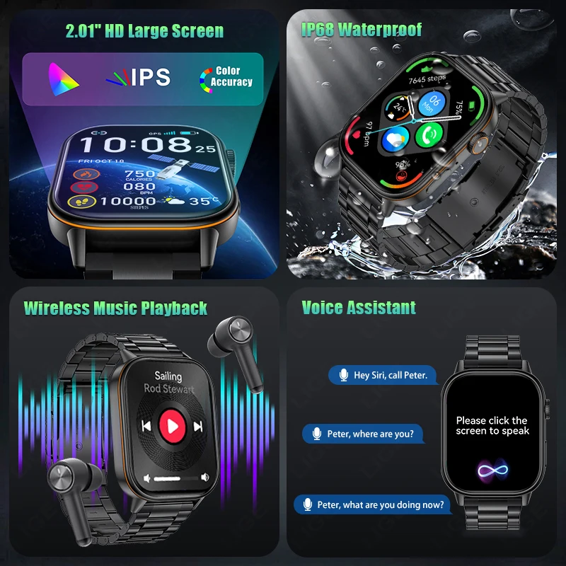 Lige новые смарт-часы с gps-трекером - Фотография_5