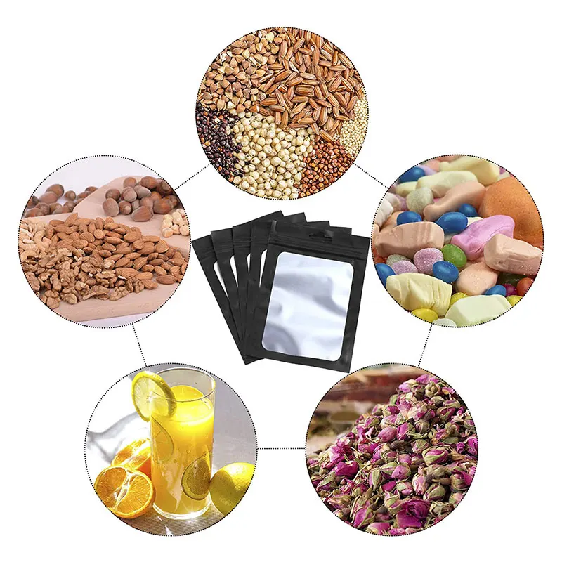 Черные плоские сумки с замком из фольги - Фотография_5