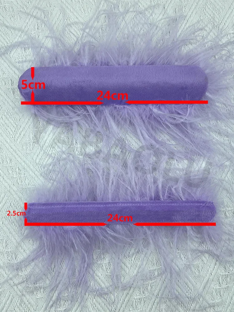 Манжеты аксессуары с перьями - Фотография_4