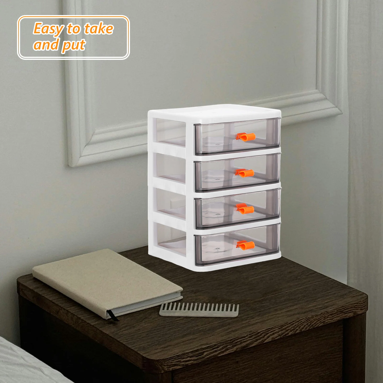 Прозрачный пластиковый ящик-органайзер - Фотография_2