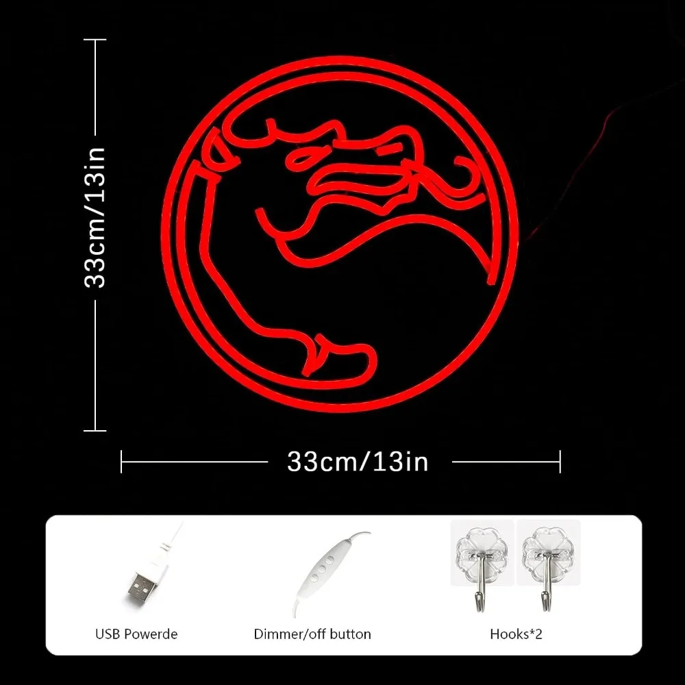 Неоновая вывеска dragon gamer neon - Фотография_6